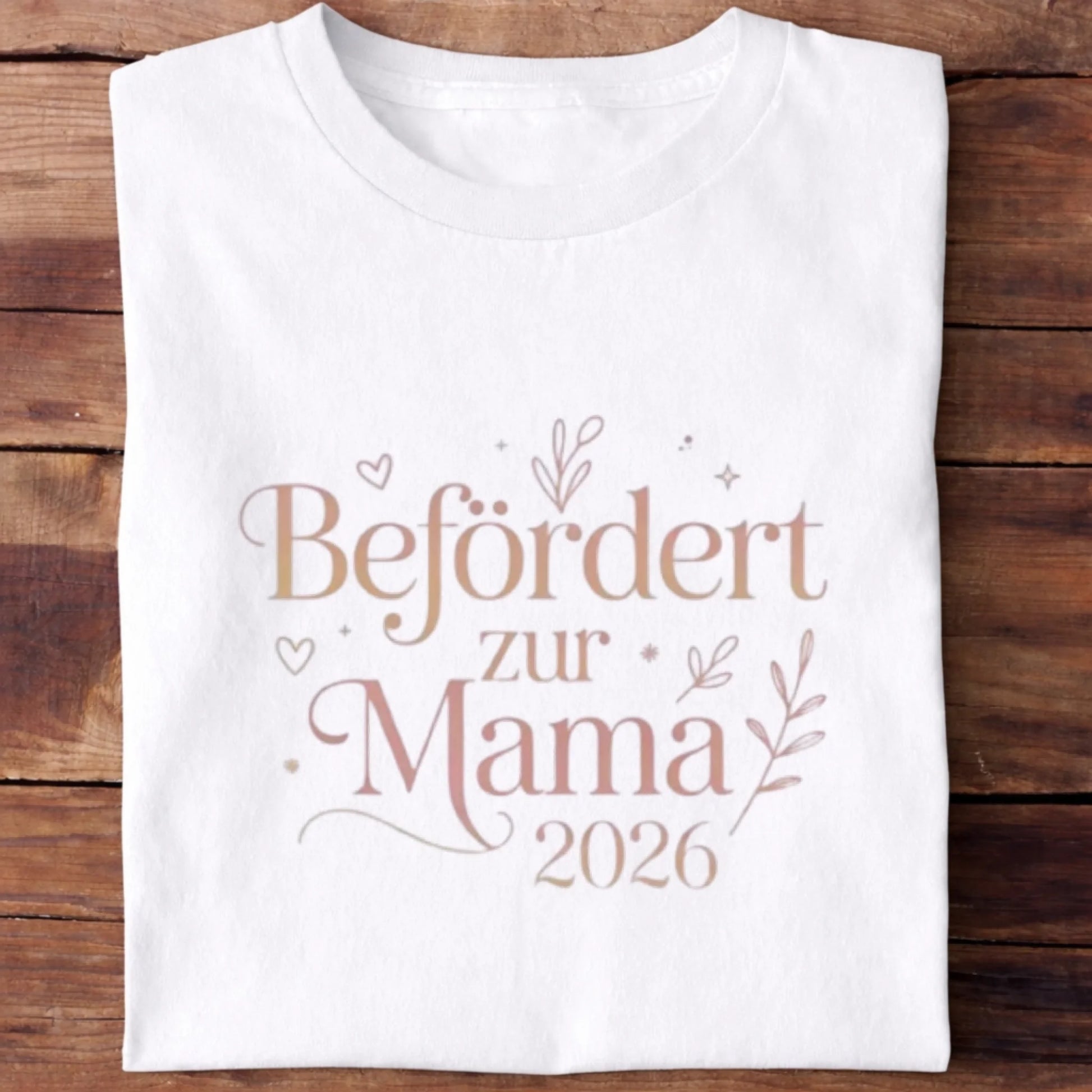 Befördert zur Mama Mockup