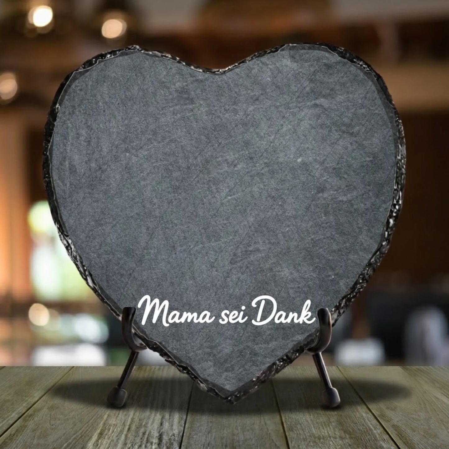 Schieferherzen mit Aufsteller reloaded Mockup