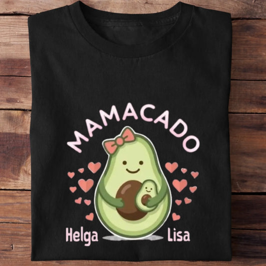 Mamacado T-Shirt personalisiert - Flatlay Ansicht