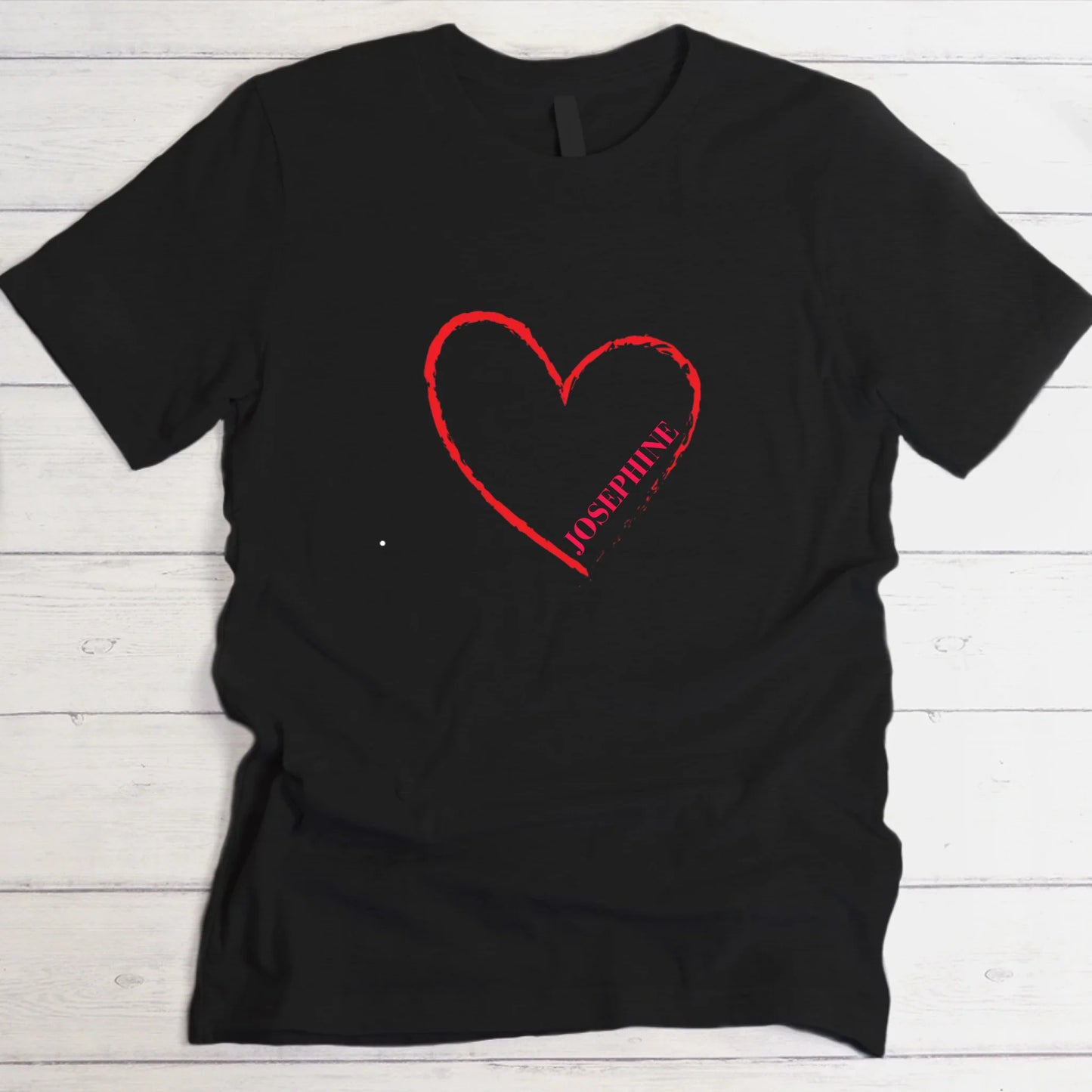 Simple Mum T-Shirt schwarz personalisiert