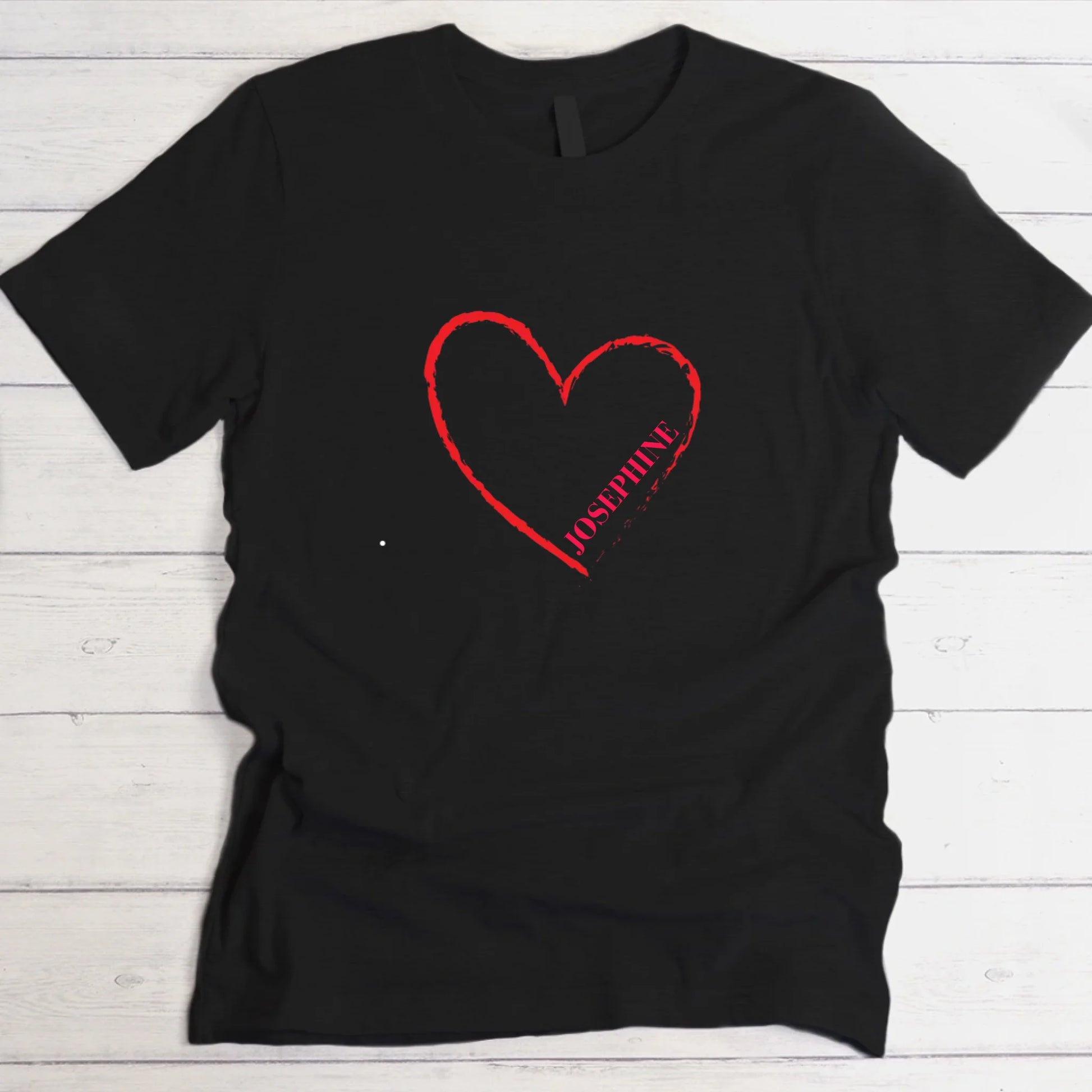 Simple Mum T-Shirt schwarz personalisiert