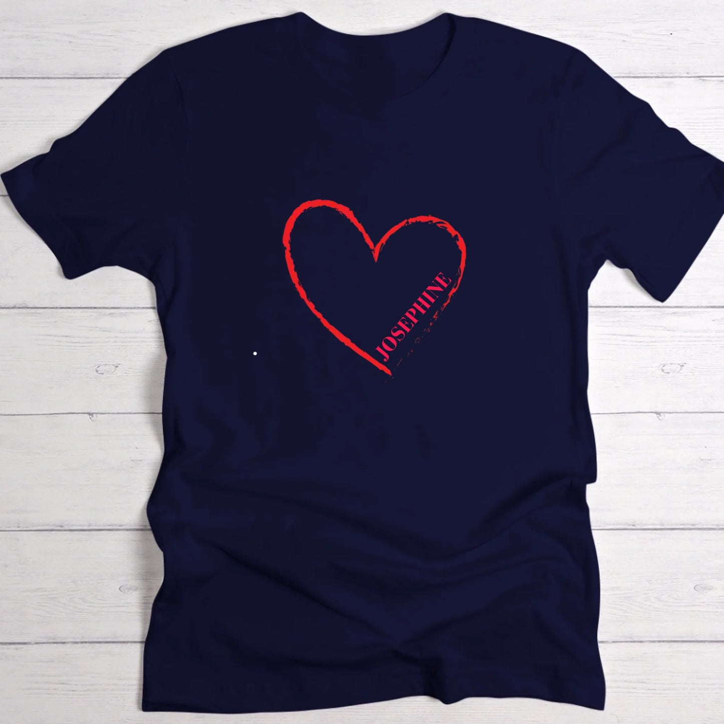 Simple Mum T-Shirt blau personalisiert