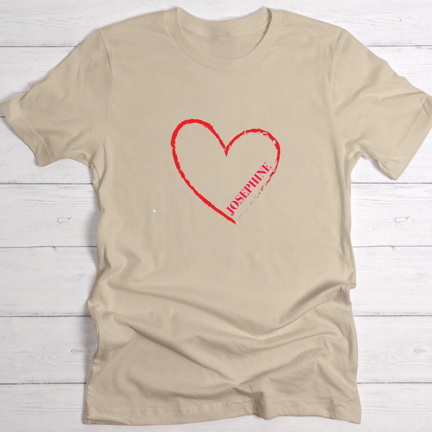 Simple Mum T-Shirt sand personalisiert