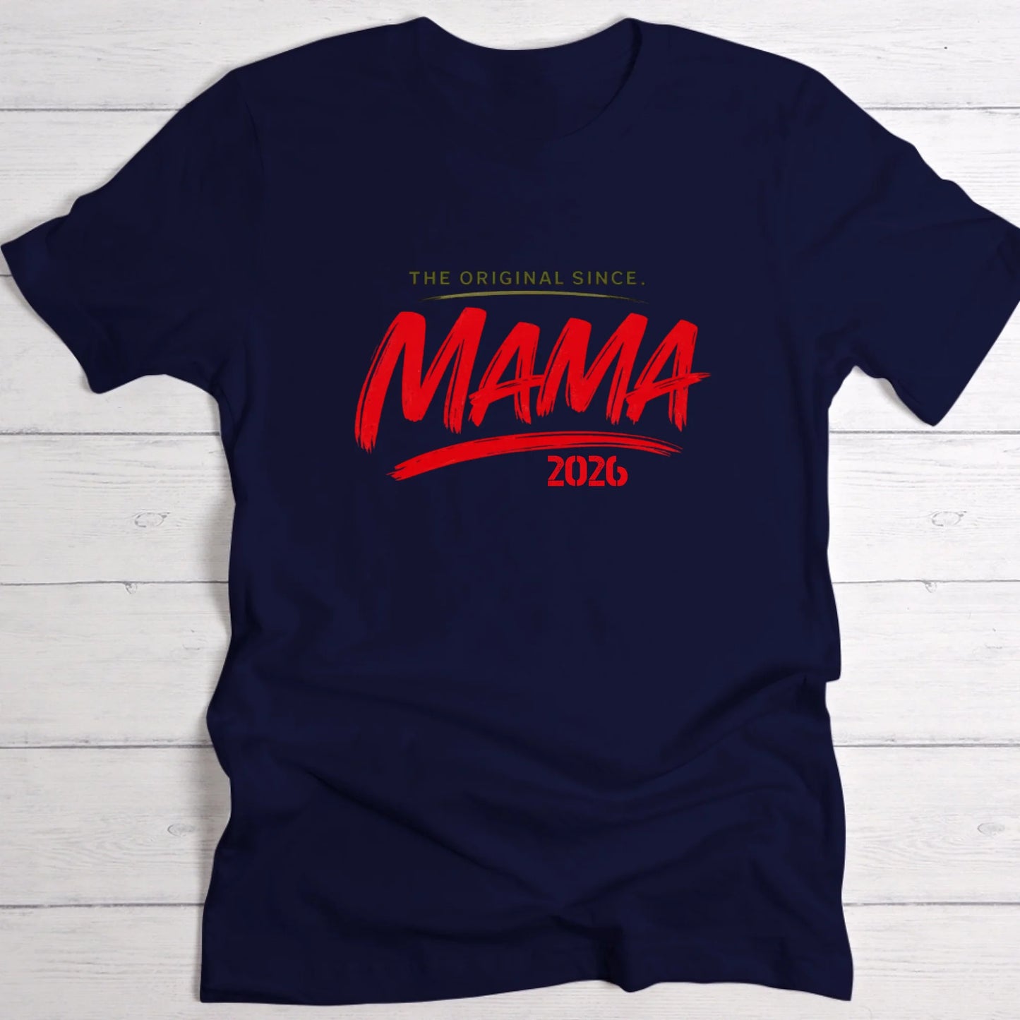 Mama The Original T-Shirt blau personalisiert