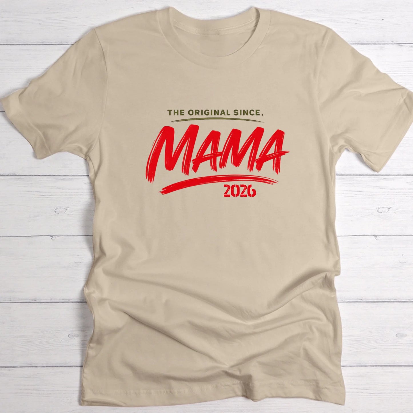 Mama The Original T-Shirt sand personalisiert